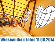 Fotos und Video Aufbau Oktoberfest München 2014 vom 11.08.2014 (©Foto: Martin Schmitz)